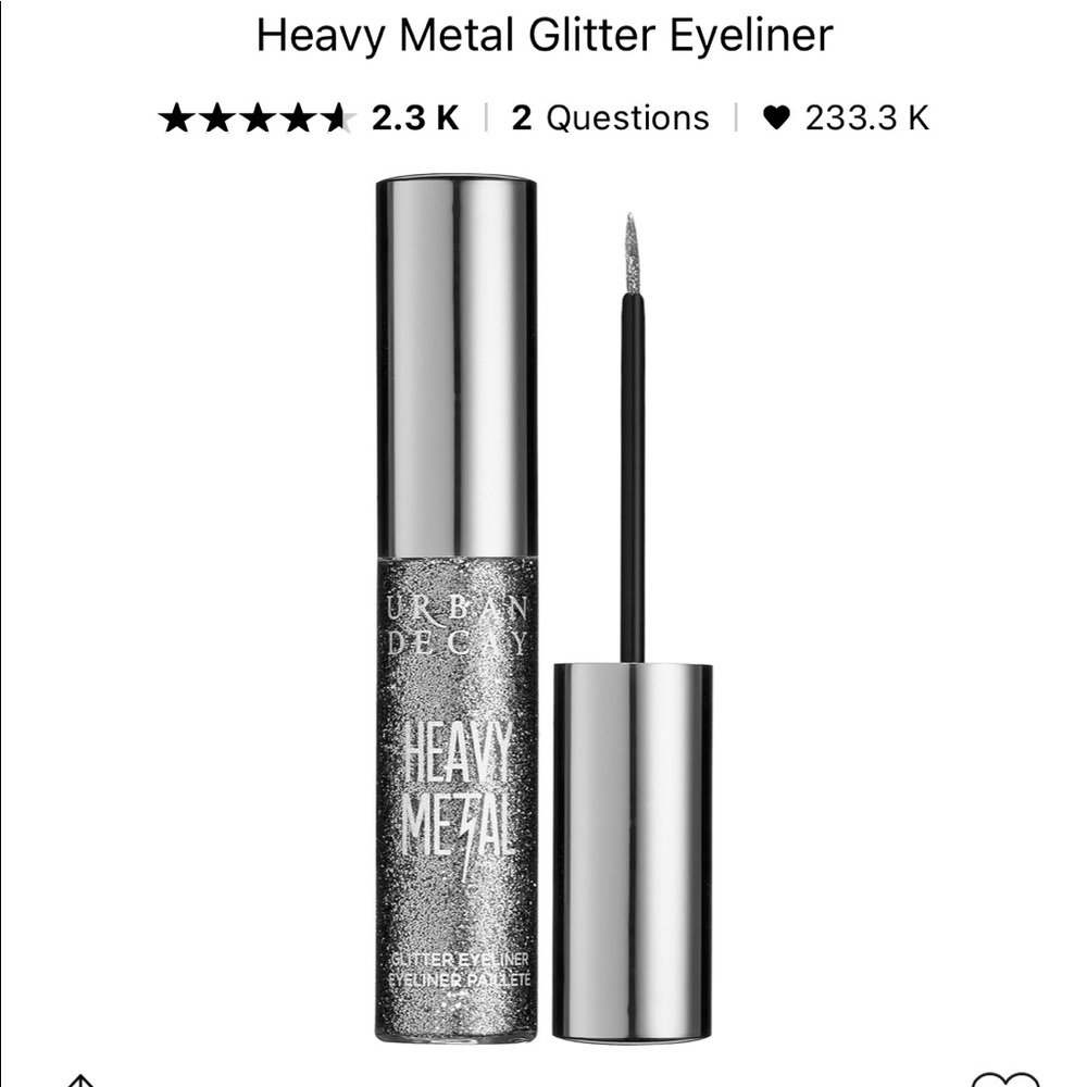 Heavy Metal Glitter Liner - Glamrock